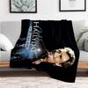 Johnny Hallyday: Les 100 Plus Belles ChansonsBlanket Flannel Throw Blanket for Sofa, Bed, Travel, Camping, Office, Couch, Chair, And Bed Gif