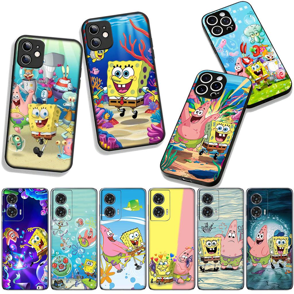 Phone Cover Sponges Bob S-SpongeBobs S-SquarePant for Xiaomi Redmi Note 15 11 9 10 Pro Plus A5 9A 9T 10A 10C 9C NFC 15C 8T Case