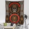 Viking Warrior Tapestry  Detailed Norse Art Legendary Heroes  Myths  Unique Wall Art for Bedroom  History Lover Gift