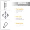 Ship Sunshade Stainless Steel Spring Hook Awning Canopy Buckle Swing Hardware Screws Kit for Household Outdoor