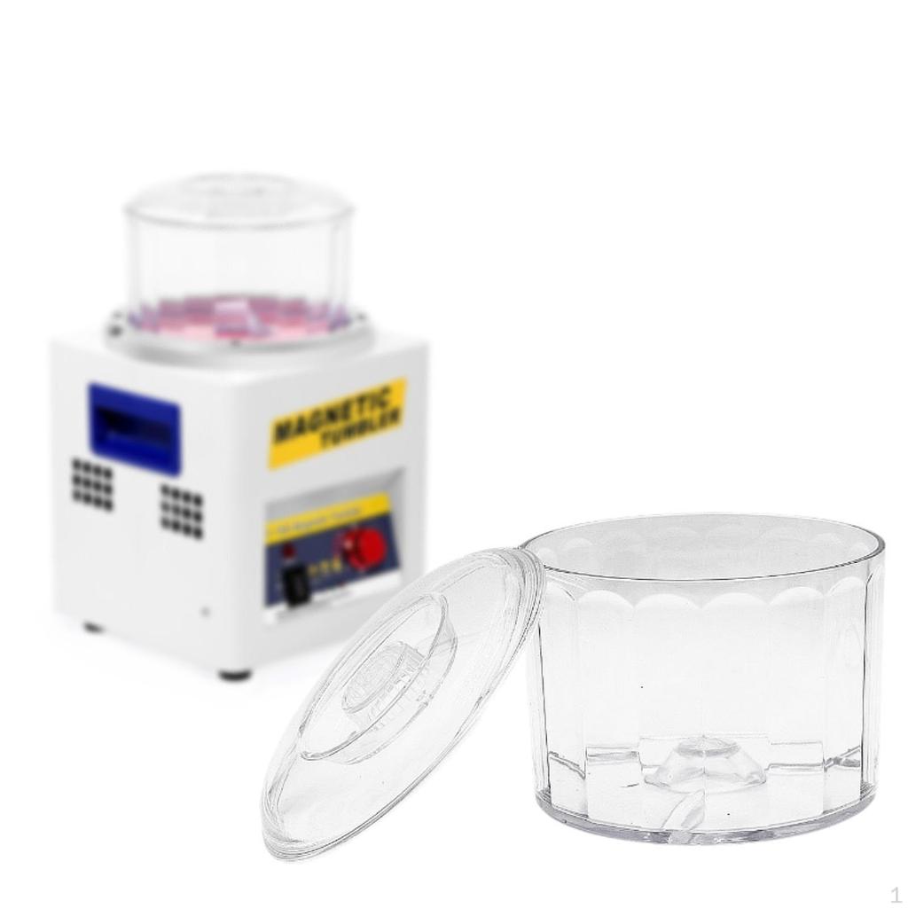 Container for Polishing Jewelry And Metals with Tumbler Design