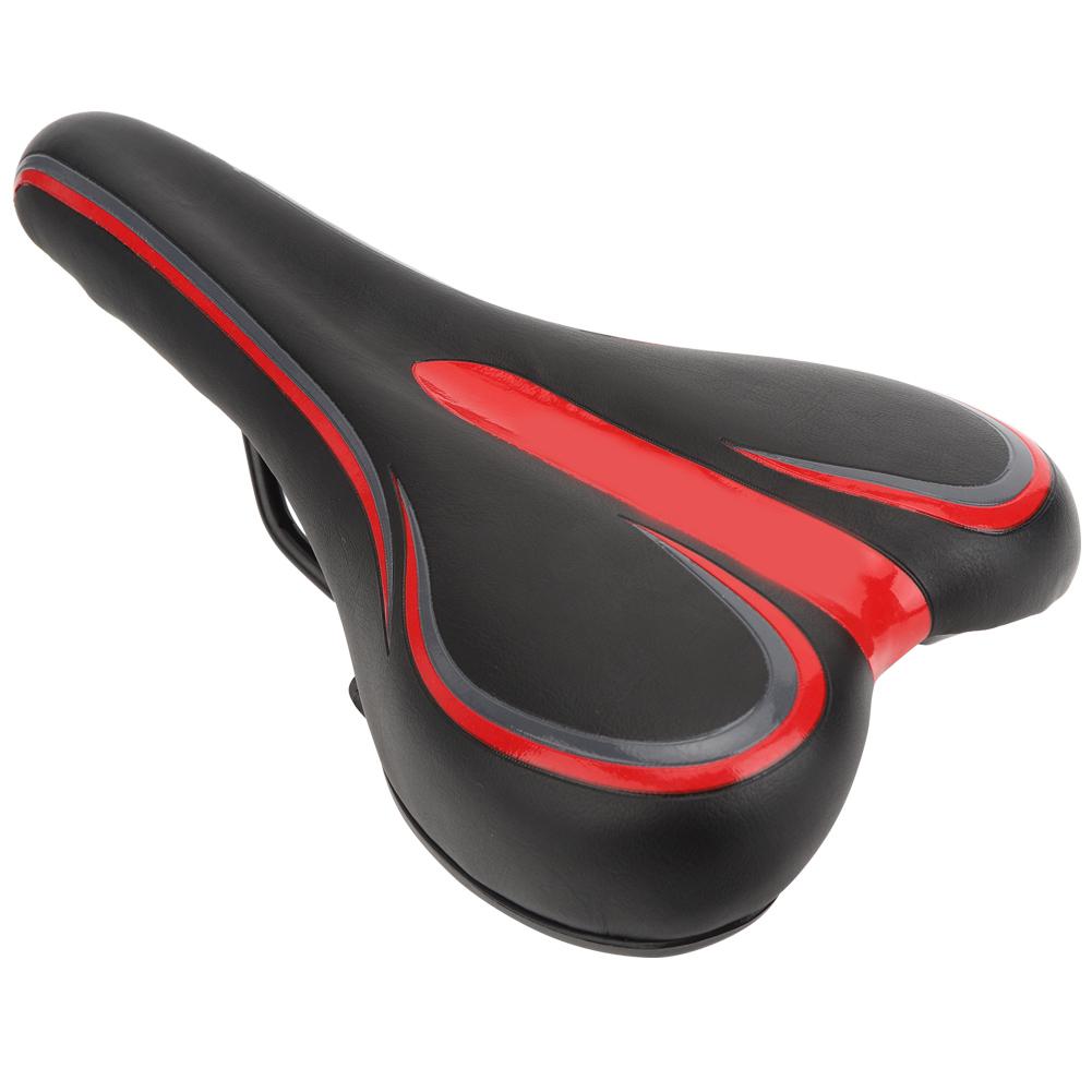 Sponge Non-slip Bike Seat Saddle Replacement Accessory for Mountain Road (red 112 bike saddle)