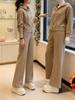 Korean Style Hoodie & Wide-Leg Pants Set - Casual Spring/Autumn Fashion for Women