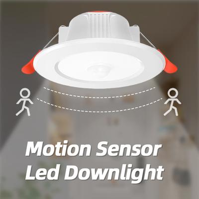 Smart PIR Motion Sensor / Radar Sensor Recessed LED Downlight 9W 12W Household Recessed Ceiling Spot Lamp