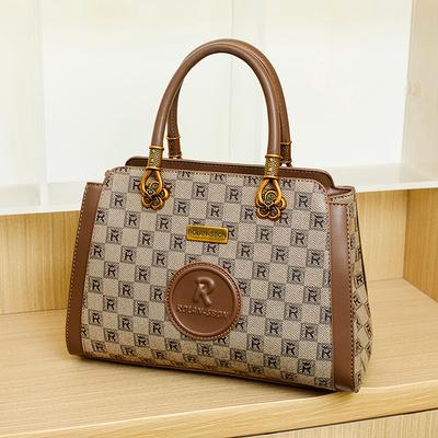 All Match Crossbody Bag Atmospheric Large Bag Simple Handbag Trendy One Shoulder Spring and Summer Bag Women's Bag Mother's New Style