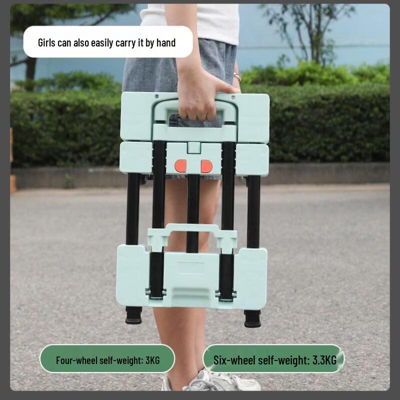 UOSU Electric Folding Flatbed Moving Cart