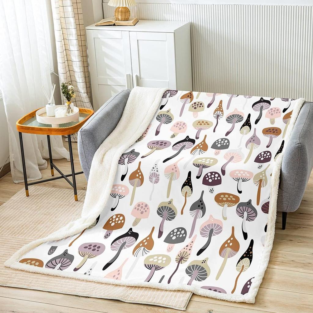 Red Rose Blanket Soft Fleece Throw Black Background Romantic Design Home Decor Gift for Her