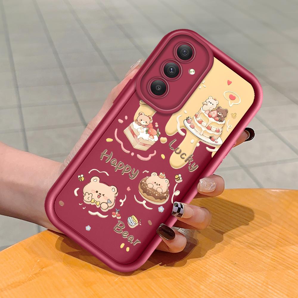 Coque de protection antichoc en silicone souple avec motif de dessin animé pour Huawei Honor Xiaomi Redmi Samsung