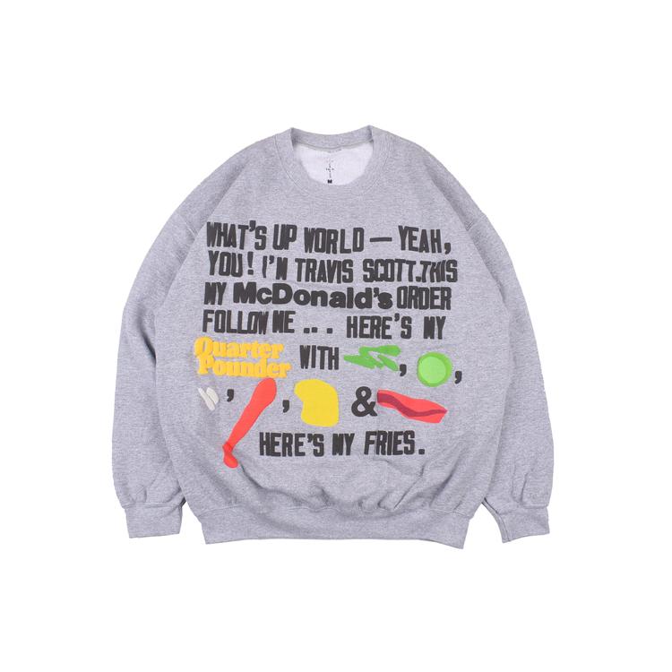 Travis Scott X Cpfm 4 Cj Script Crewneck Sweatshirt TC-17