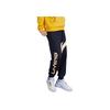 Li Ning Sports Fashion Series Loose Fleece Comfortable Casual Pants Men bottoms Black YKLU335-1