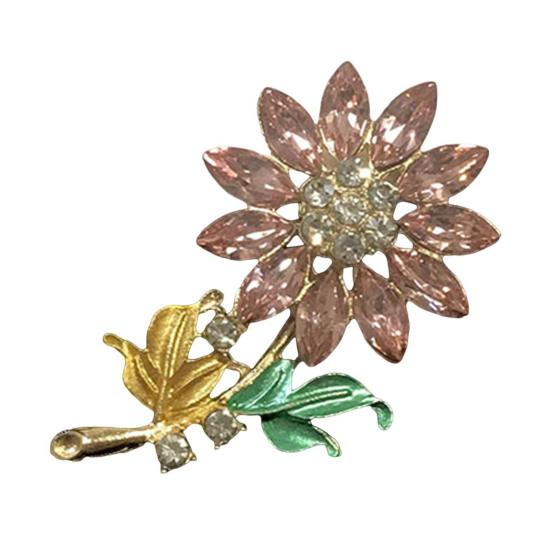 Flower Air Freshener Car Clip Universal Simple Installation Bling Faux