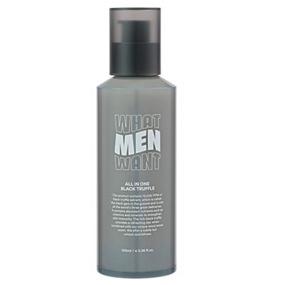 Whatman Want Oily Pore Black Truffle Men's All-in-One Lotion 100ml, 1 pezzo
