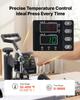 Heat Press Machine 29 x 38 cm Sublimation Press Machine Swing Away, Heat Up Fast and Even, Digital Precise Time and Temperature Control, for T-Shirts,