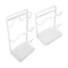 Pot Lid Rack No Drilling Wall Mounted Pot Lid Rack Waterproof Rustproof Carbon Steel Pot Cover Holde
