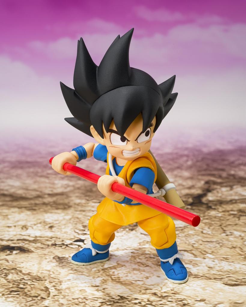 TAMASHII NATIONS Dragon Ball DAIMA Son Goku 70mm PVC ABC malovaná pohyblivá figurka SHFiguarts (Mini) -DAIMA – Přibližně. &