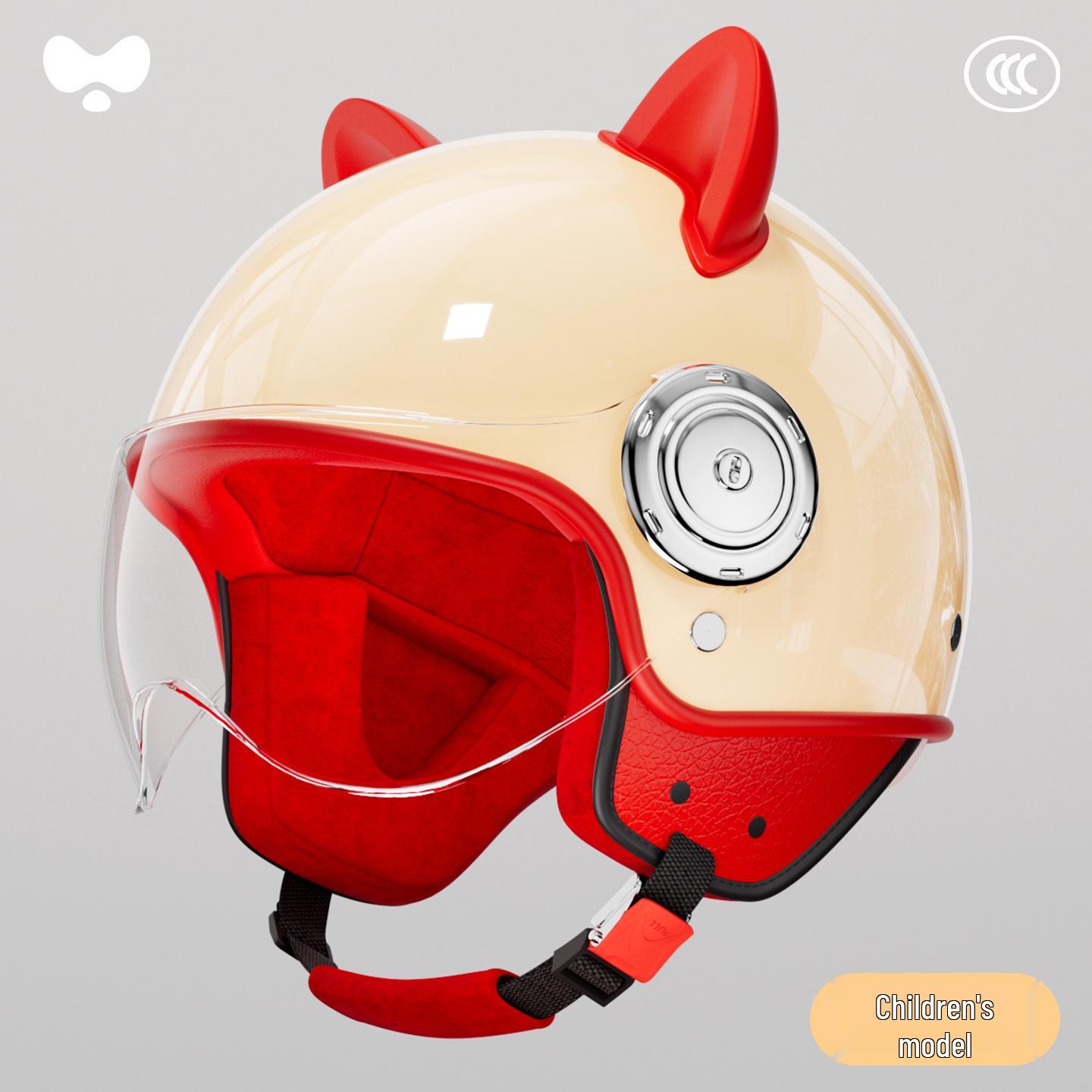 Yinglan 3C Certified Unisex All-Season Electric Motorcycle & Scooter Helmet One Size