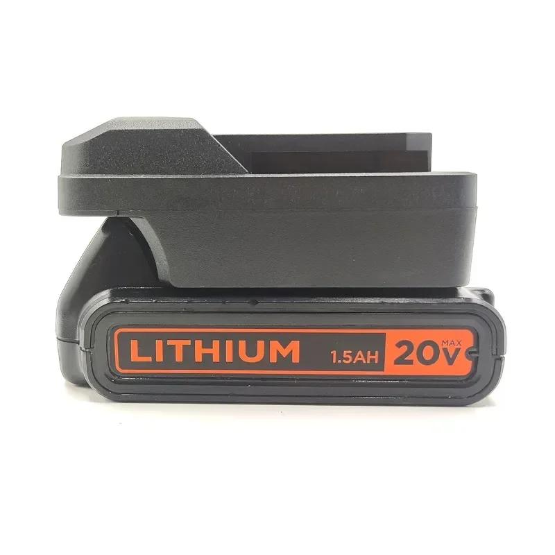 Battery Adapter for For Black&Decker/Porter-Cable/Stanley 18V 20V Lithium-Ion Batteries Converting To for Parkside 20V Tools