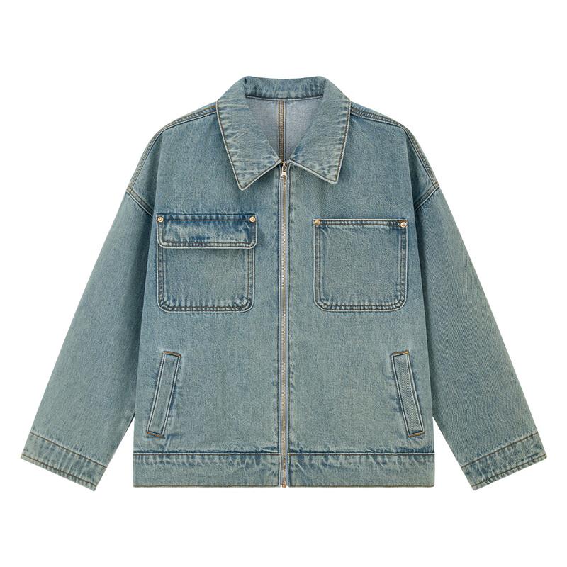 ELLE KIDS Girls' Structured Denim Jacket