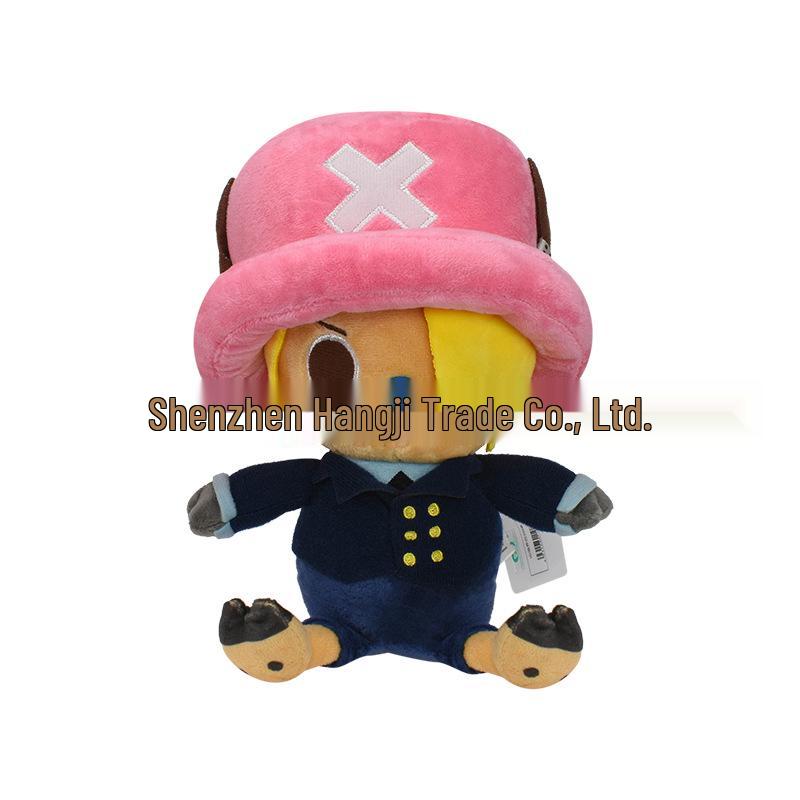One Piece Luffy, Chopper & Zoro Plush Pendants – Creative Anime Dolls