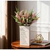 For Wedding For Home Decor Artificial Flowers Lavender Bouquet Spring Wedding Artificial Soft PVC Material Handcrafted Design