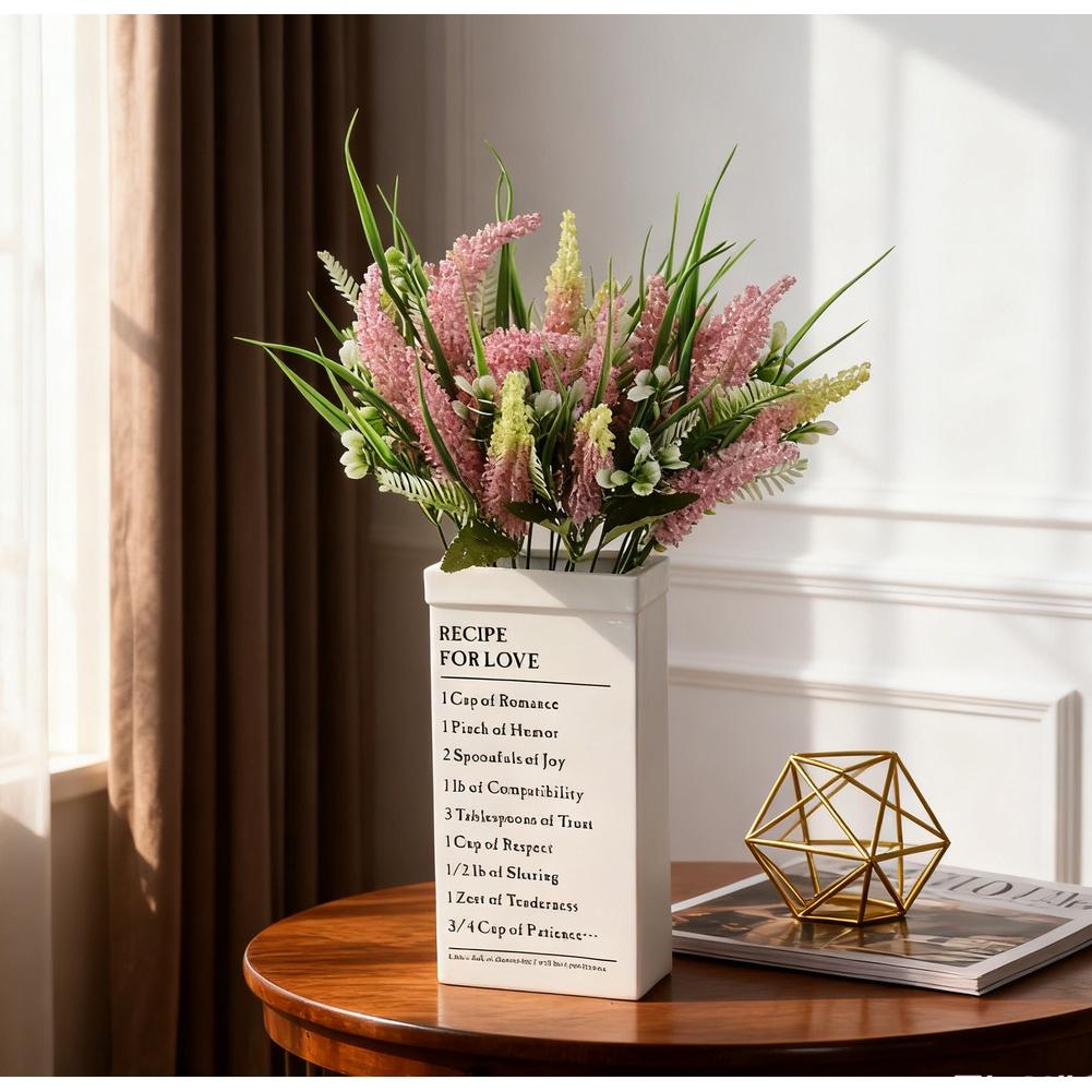 For Wedding For Home Decor Artificial Flowers Lavender Bouquet Spring Wedding Artificial Soft PVC Material Handcrafted Design