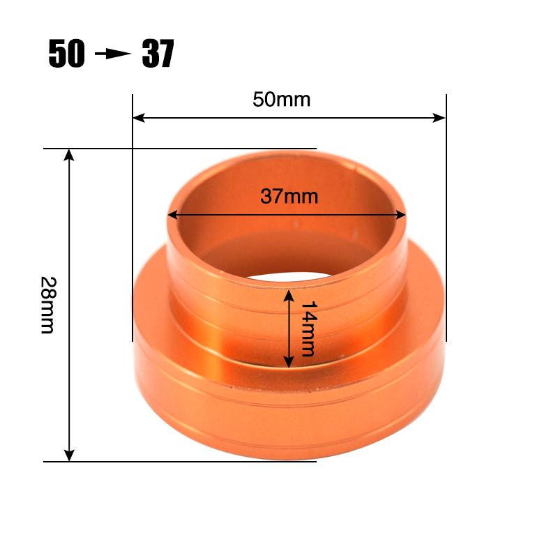 

ZS Racing Universal Motorcycle Carburetor Intake Manifold Air Filter Joint Interface Adapter 37mm/42mm/45mm/50mm 50 37 Adapter