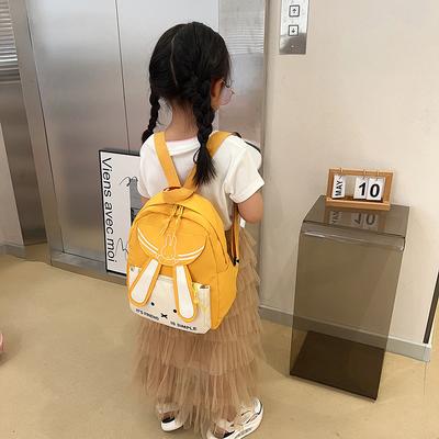 Kinderrucksack 2025 neu niedlicher Hase Kindergarten Baby Freizeitrucksack Cartoon Grundschultasche
