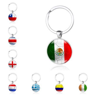USA Flag Cufflinks and Soccer Tie Slide Football 2018 World Cup Special 2 Pack