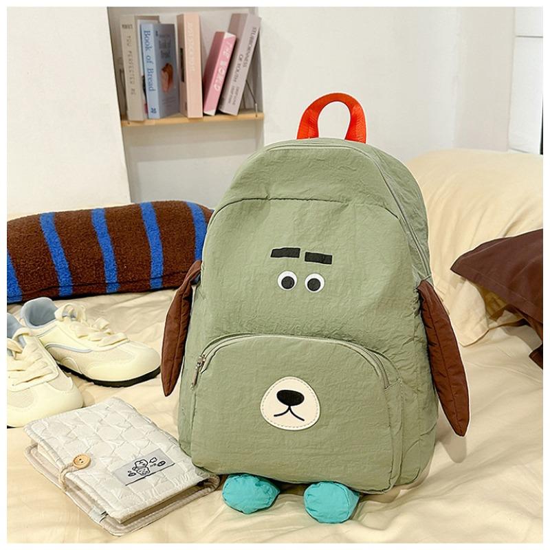 New high-value, fresh, sweet and cute puppy backpack, large-capacity backpack for primary and secondary school students