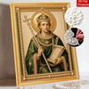 DIY 3D Pearl Diamond Painting Art Set Religious Saint King Portrait Home Decor Art Set Wall Art