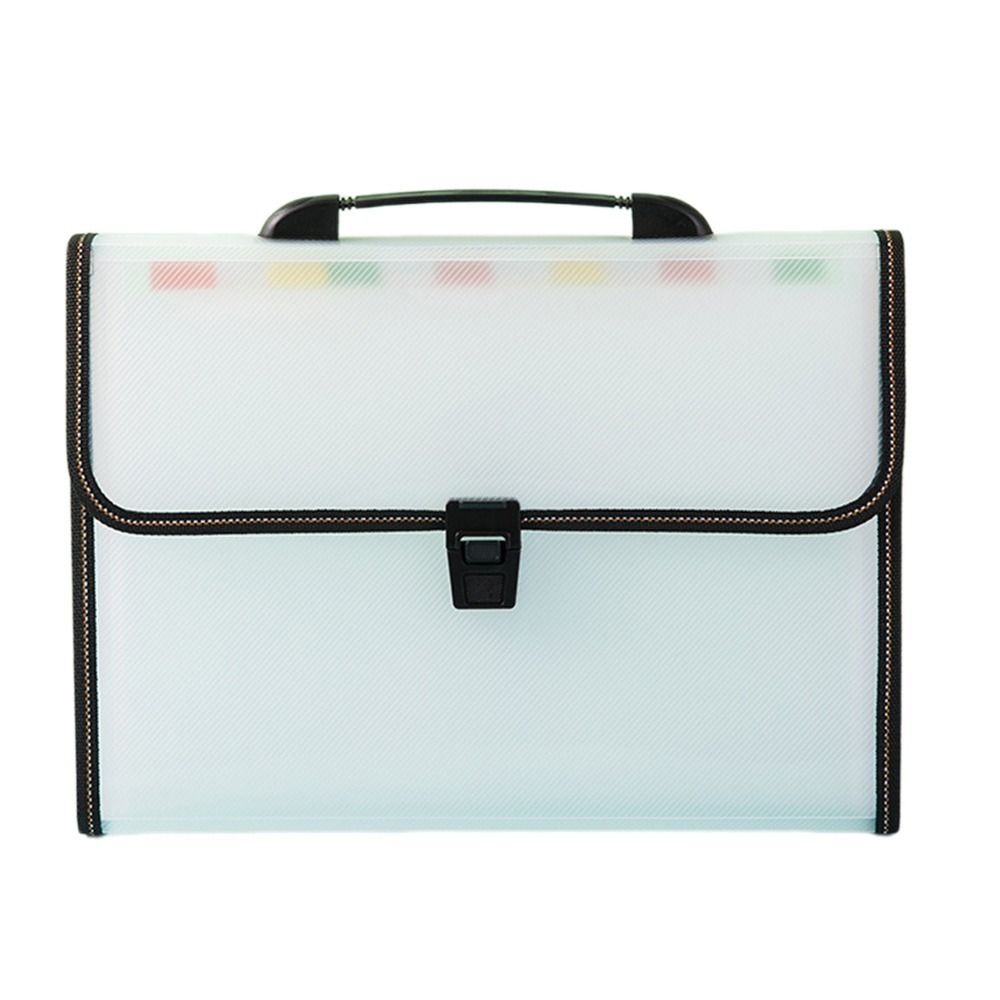 Waterproof Test Paper Storage Bag 13 Pocket Accordion File Folder  School Office Supplies