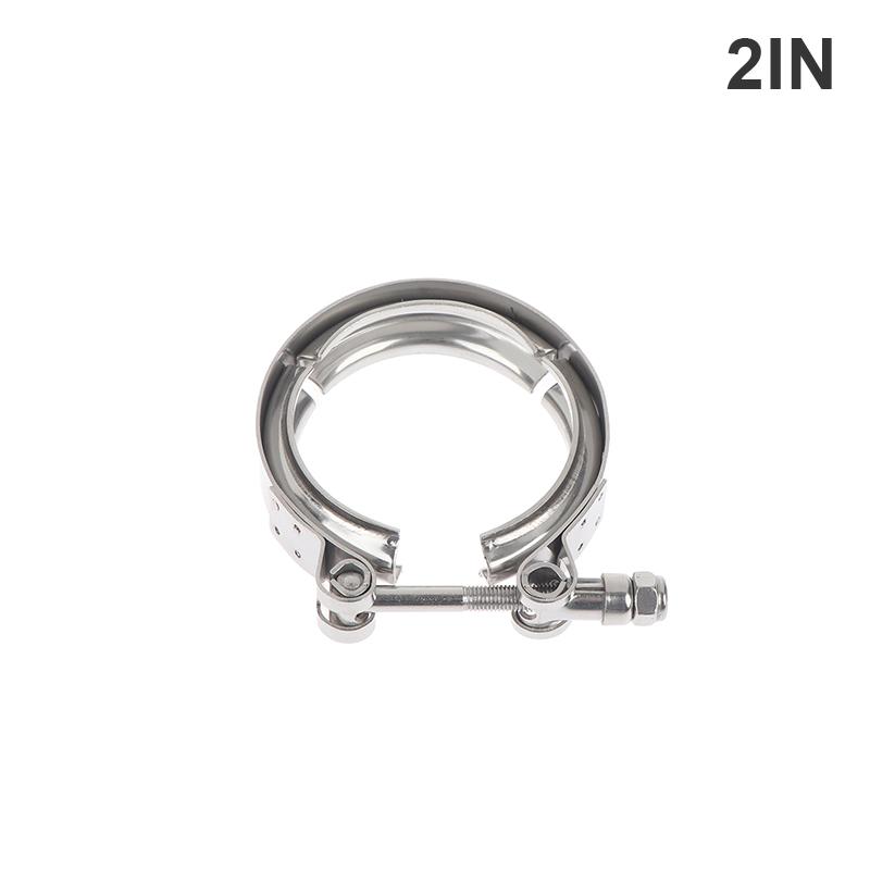 

304 Stainless Steel 2-4 Inch Quick Release V Band Clamp Turbo Exhaust Pipe V-Band Clamp V Clamp Clip A1