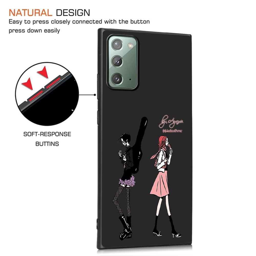 Anime Nana Osaki Phone Case for Samsung Galaxy Note 20 Ultra 10 Lite 9 8 S22 Plus M31 M30s M11 M12 M21 TPU Black Soft Cover