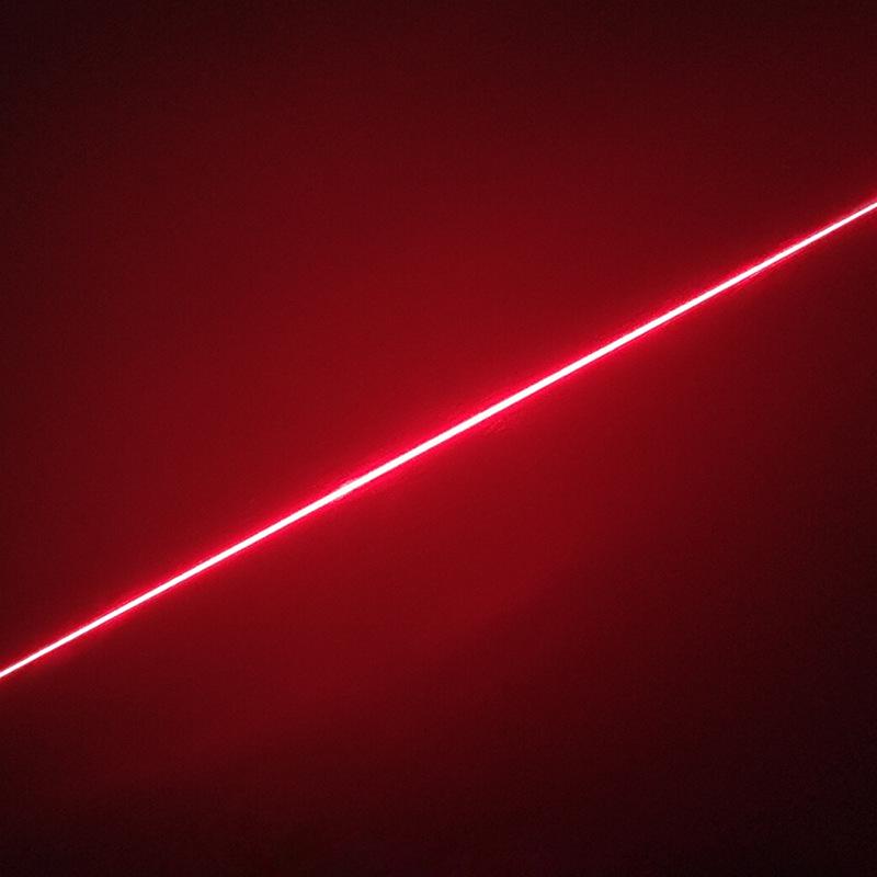 150mW 635nm Red Line Laser Module, 12V-24V, External Focusing, 16x60mm