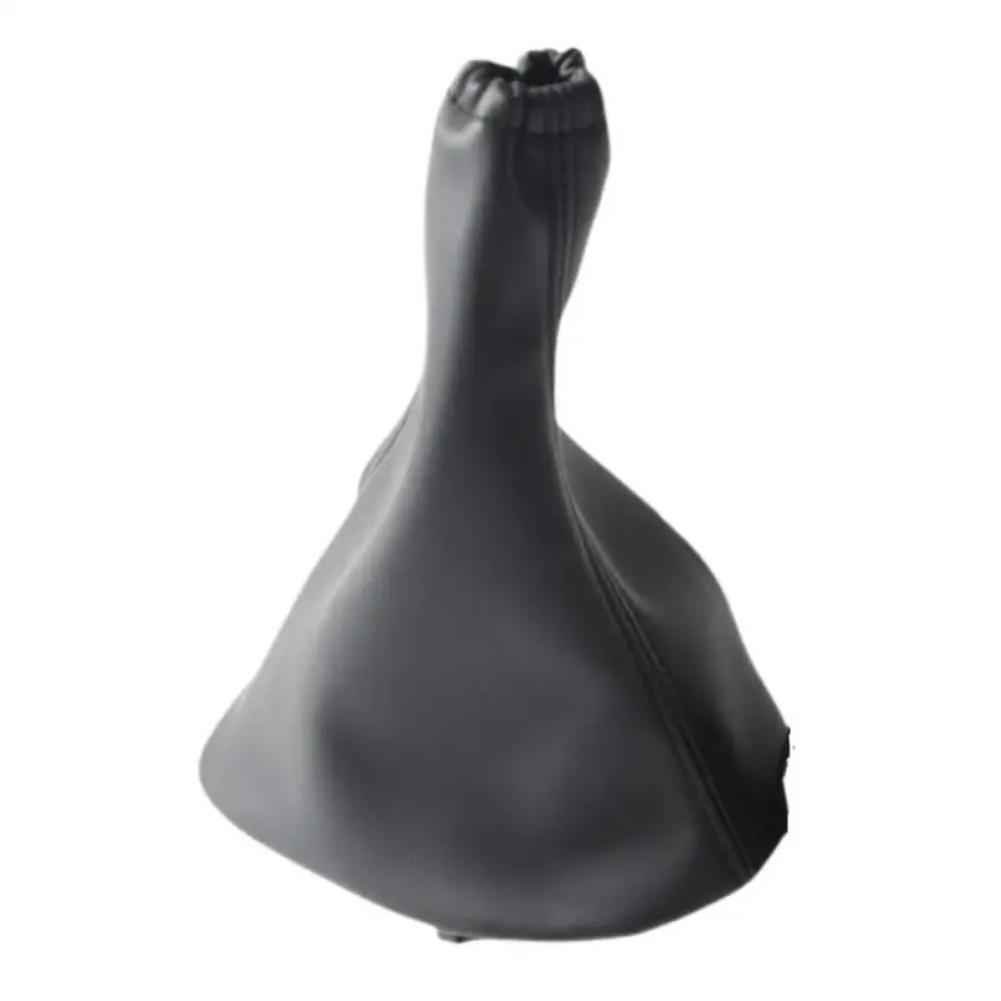Gearshift Knob and Shift Lever Dust Cover Replacement Set for Toyota For Yaris II For MK2 0511 Plastic Leather