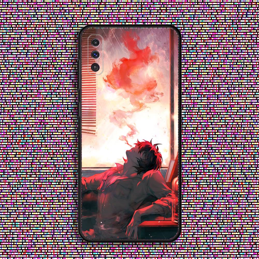 Coque de téléphone Towa Slow Damage Pour Samsung S 25,24,23,22,30,21,10,9,Ultra,Plus,Lite,FE,4,5 G Coque Souple Noire