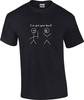 Lustiges Ich stehe hinter dir Strichmännchen Humor Neuheit T-Shirt
