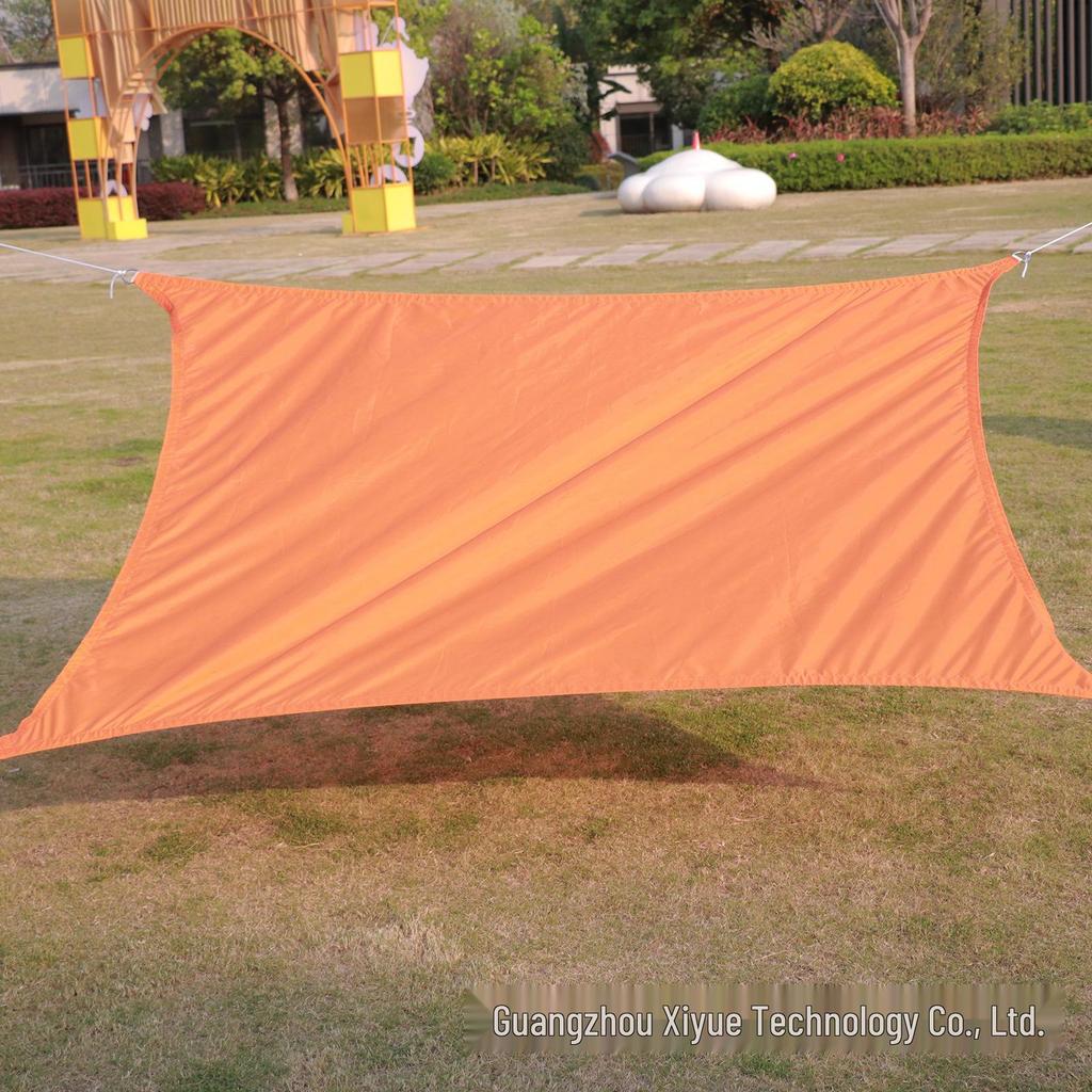 Square Waterproof Sun Shade Sail – UV Protection, Blackout Cloth for Outdoor Courtyard/Villa