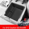 For BYD Sealion 06 EV/DMI 2025 2026 Car Armrest Storage Box Center Console Organizer Center Console Interior Accessories