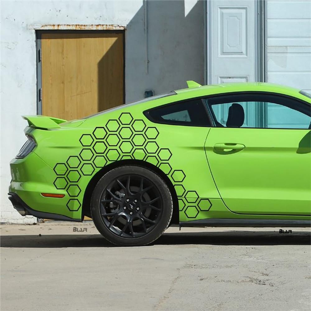 Car Sticker Universal Honeycomb Graphics Film Cars Body Decor Stickers Car Exterior Sticker Auto Vinyl Honeycomb Open Style Tape
