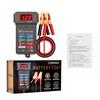 12 Volt Digital Battery Tester with LCD Display for Car and Motorcycle Charging