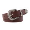 Unique Waist Belt Leopard Print Chain for Cowboy Cowgirl Stylish Hot Buckle Retro Hot Buckle Waist Chain Belt