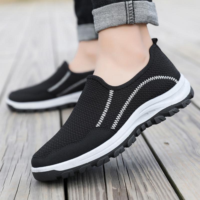 Men's Shoes Spring Lazy Shoes Daily Casual Breathable Versatile Shoes Fashion Casual One-pedal Sports Shoes