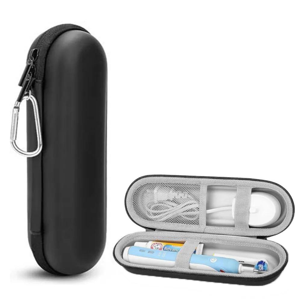 EVA Electric Toothbrush Storage Box Empty Protective Electric Toothbrush Case with Handle Large Capacity Toothbrush Travel Case