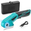 4V Electric Fabric Cutter Cordless Portable Electric Scissors Powerful  Rechargeable Leather Felt Rotary Cutting Machine
