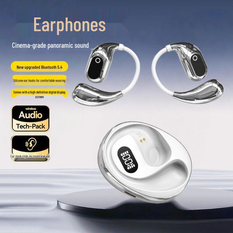 XG99 Bone Conduction Wireless Earphones - Clip-On, In-Ear, Long Battery Life, High-Fidelity Sound, Perfect for Sports and Running.