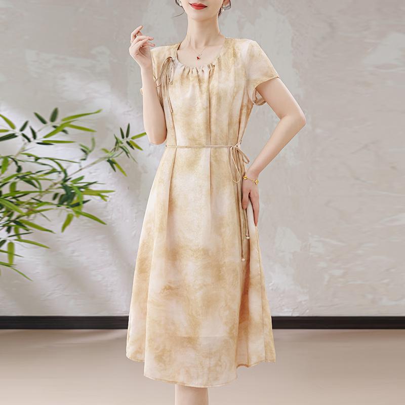Elegant Tang Style Dress 2XL