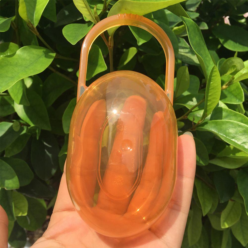 Oval Shape Travel Storage Portable Dustproof Nipple Box Pacifier Box Storage Box Pacifier Case