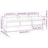 TV Cabinet in Sonoma Oak 150 x 30 x 44.5 cm Engineered Wood