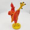 Rooster Statue Abstract Resin Kung Fu Rooster Sculpture Kung Fu Chicken Sculpture For Coffee Table For Living Room Bedroom Shelf